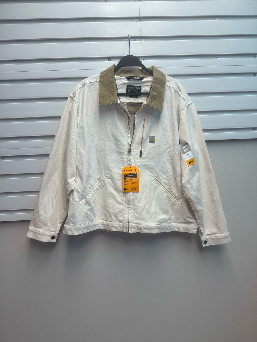 Carhartt Women's Cream Iconic Crawford Detroit Jacket